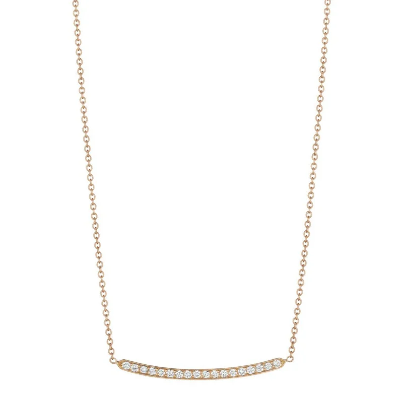 women’s infinity pendant necklaces-Forever Bar Necklace