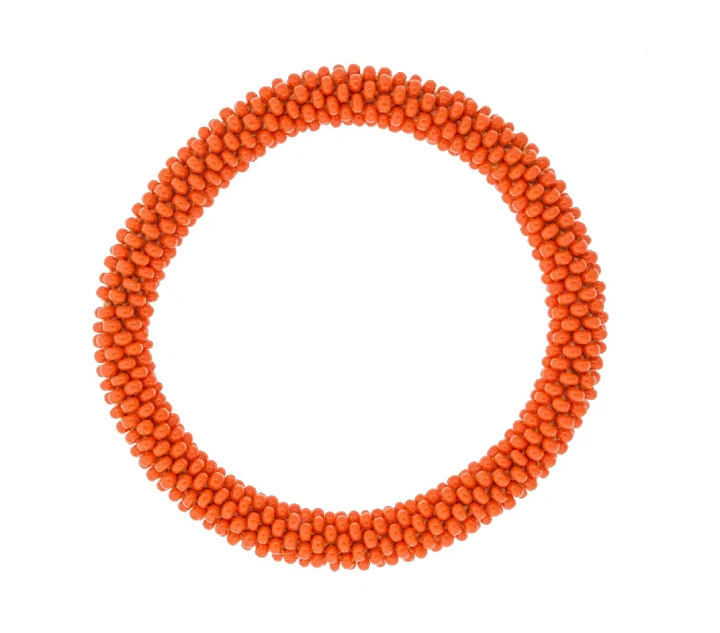 women’s sterling silver bangles-Rollies® (Kids) <br> Solid Orange