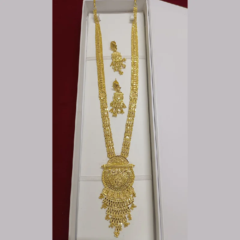 women’s elegant necklaces-Pari Art Jewellery Forming Long Necklace Set