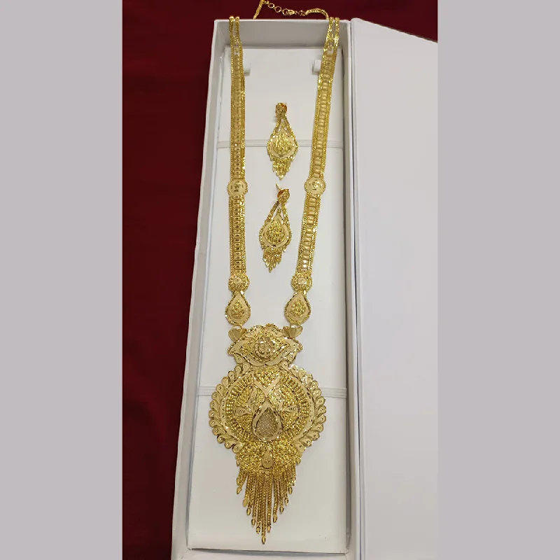 women’s birthday gift necklaces-Pari Art Jewellery Forming Long Necklace Set