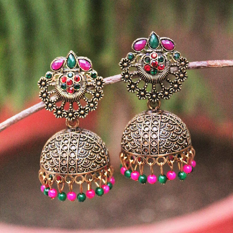 women’s matching hoop earrings-H K Fashion Jhumki Earrings