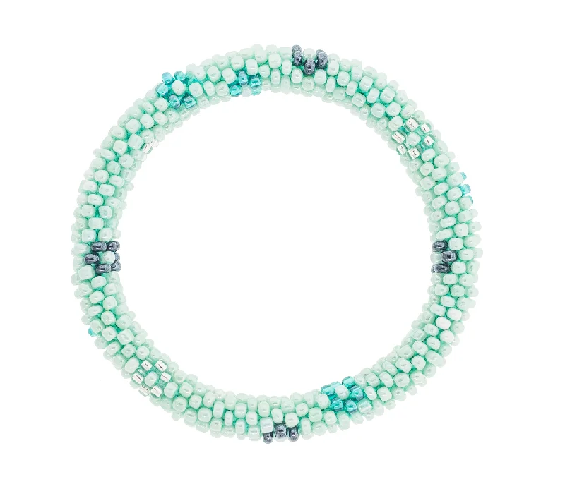 women’s trendy bangles-Rollies® (Kids) <br> Mint Chip Flower