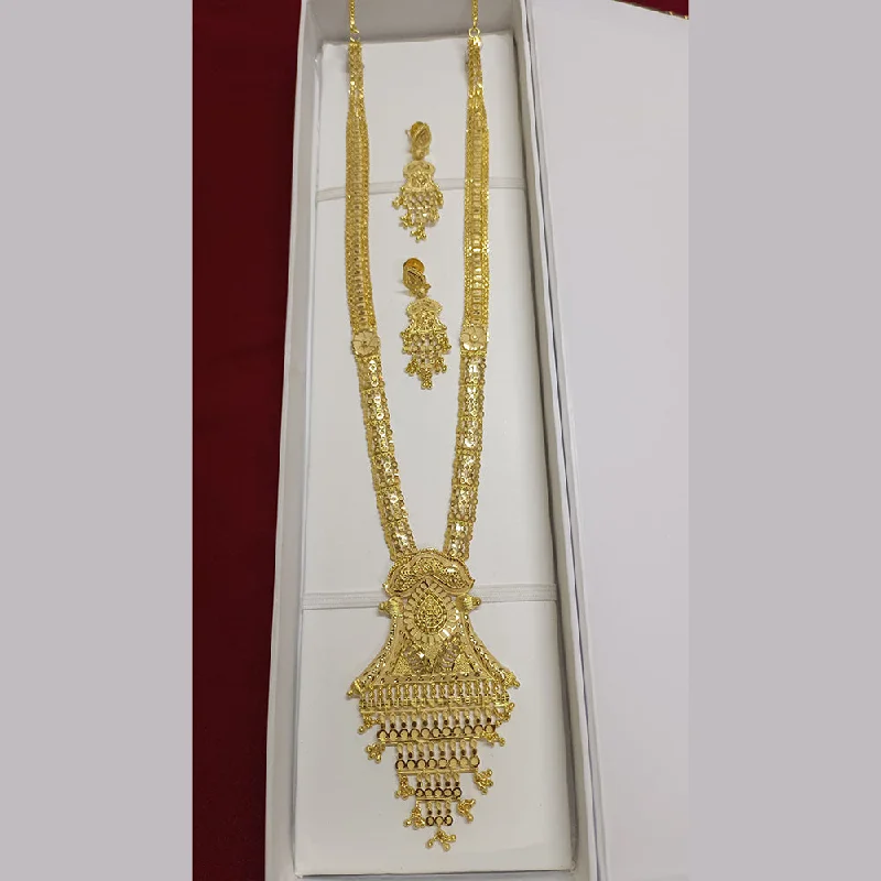 women’s statement chain necklaces-Pari Art Jewellery Forming Long Necklace Set