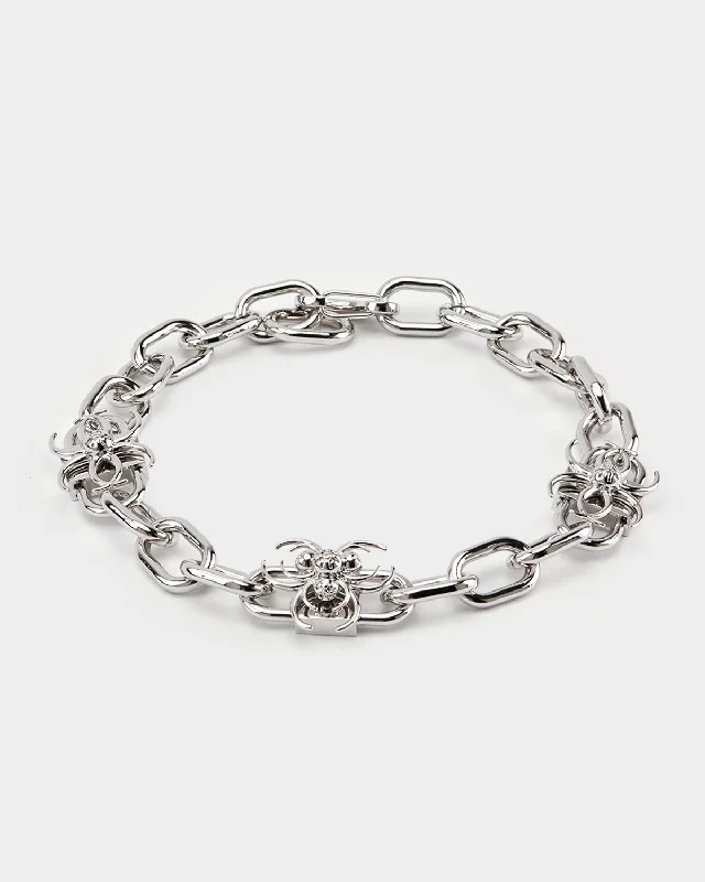 women’s silver bracelets-GRAVITY Chain Choker