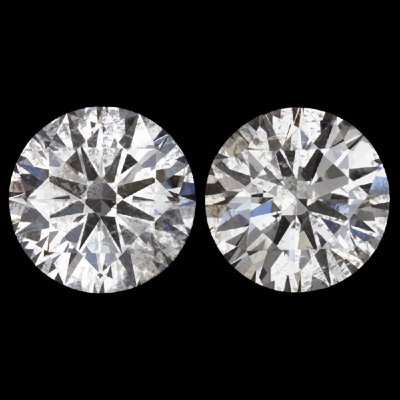 women’s matching earrings-1.42ct NATURAL DIAMOND STUD EARRINGS VERY GOOD ROUND BRILLIANT CUT PAIR LOOSE