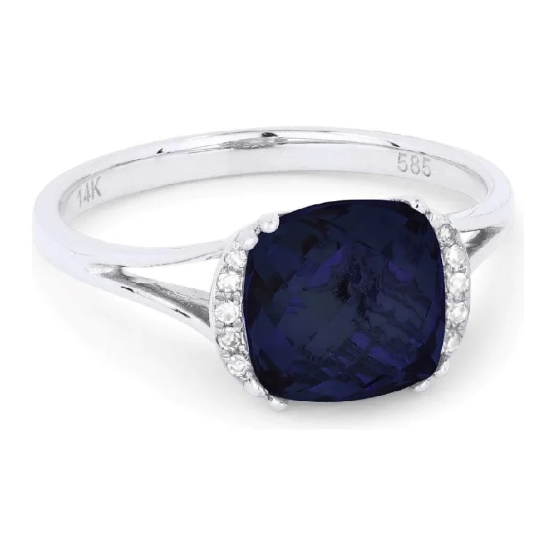 Created Blue Sapphire