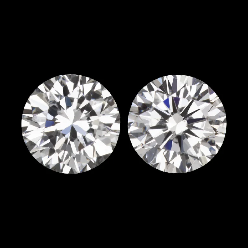 women’s ear jackets-0.62ct EXCELLENT CUT D-E VS2-SI1 DIAMOND STUD EARRINGS ROUND LOOSE PAIR NATURAL