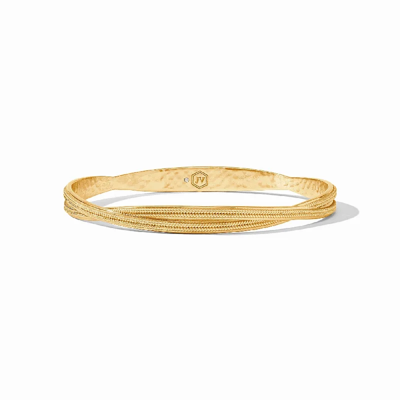 women’s minimalist bracelets-Cheval Twist Bangle