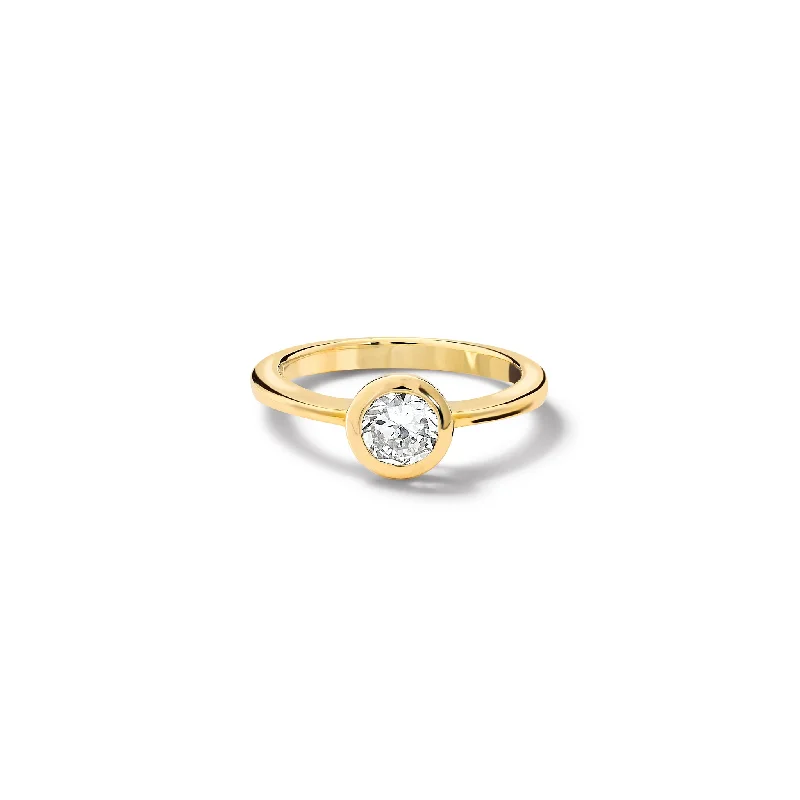 women’s men’s rings-Nicole Ring 18ct Yellow Gold - Diamond