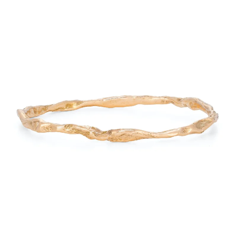 women’s minimalist bracelets-Craggy Rose Bangle