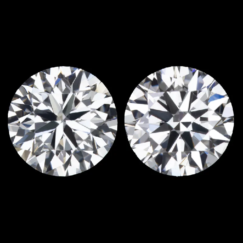 women’s ear jackets-2ct GIA CERTIFIED DIAMOND STUD EARRINGS VERY GOOD ROUND CUT H VS2 NATURAL PAIR