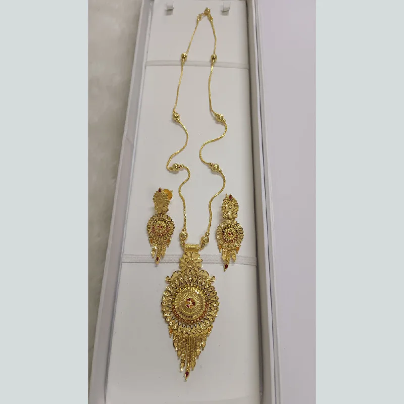 women’s birthday gift necklaces-Pari Art Jewellery Forming Long Necklace Set