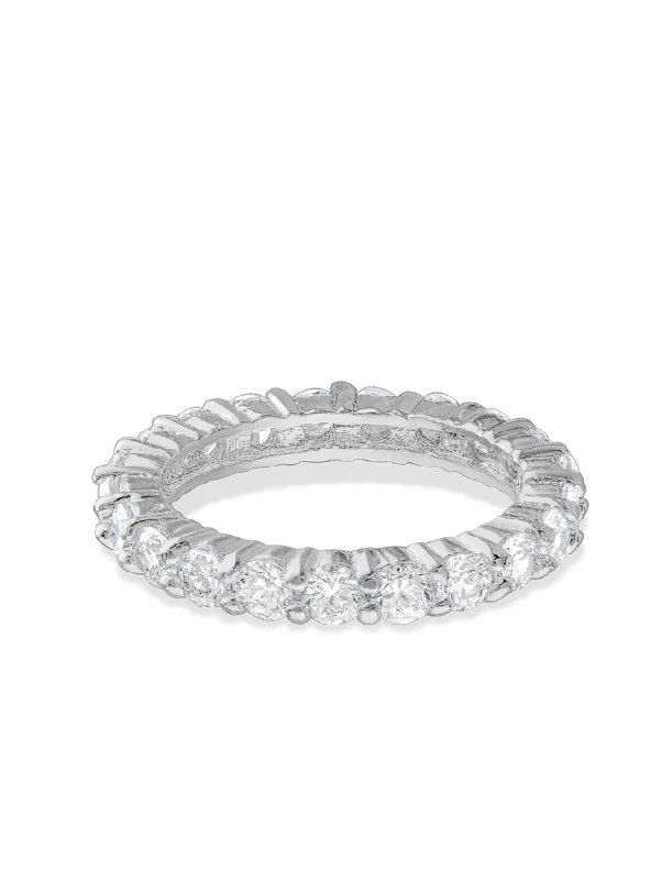 women’s classic rings-Round Eternity Band