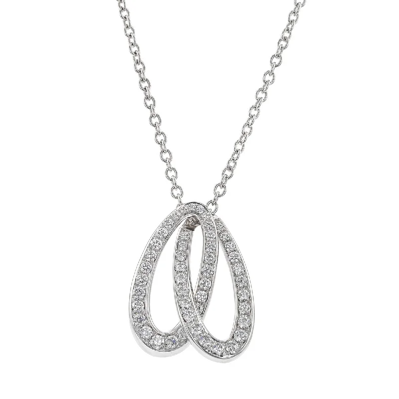 women’s elegant necklaces-Fawaz Gruosi 18K Gold Diamond Pendant Necklace