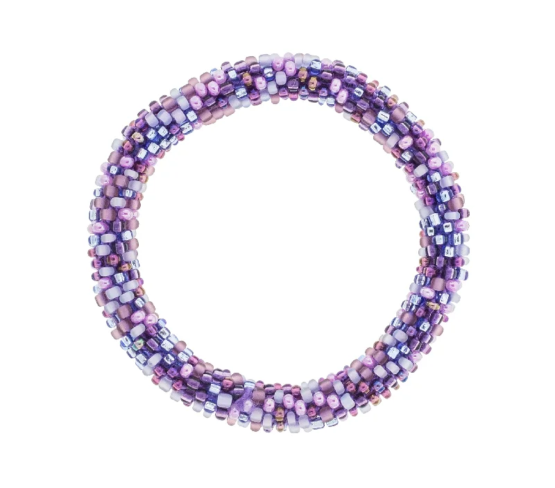 women’s polished bangles-Rollies® (Kids) <br> Amethyst Speckled