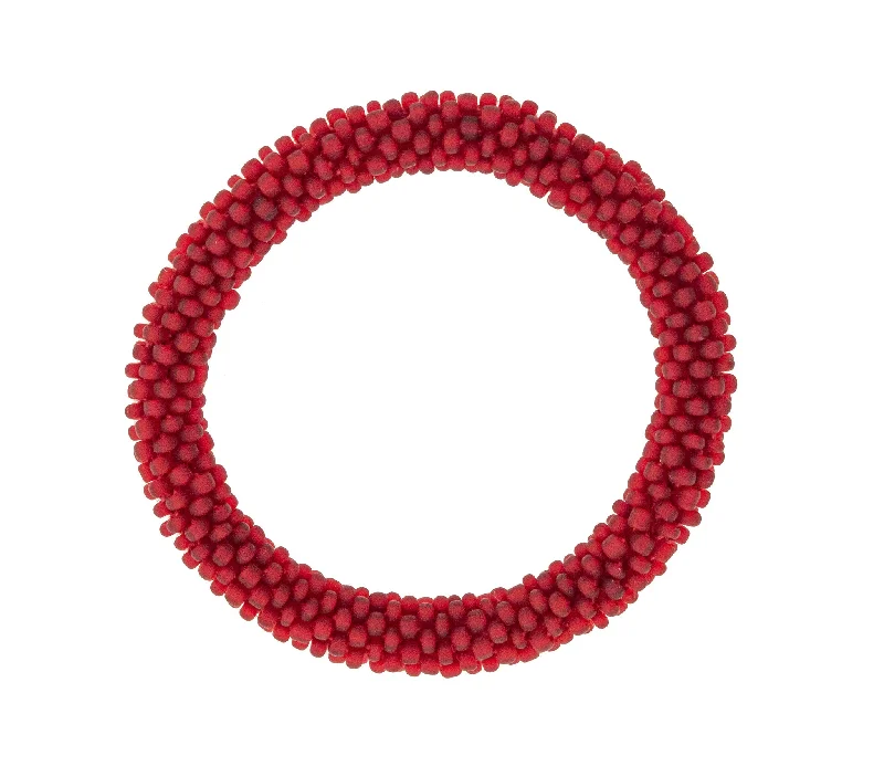 women’s open cuff bracelets-Rollies® (Kids) <br> Solid Red