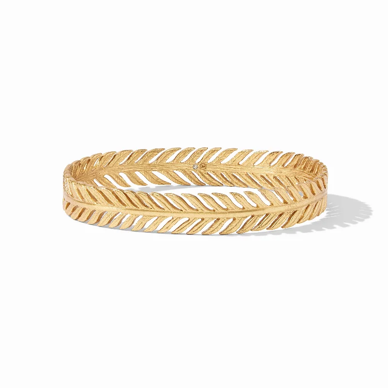 women’s adjustable bracelets-Fern Bangle