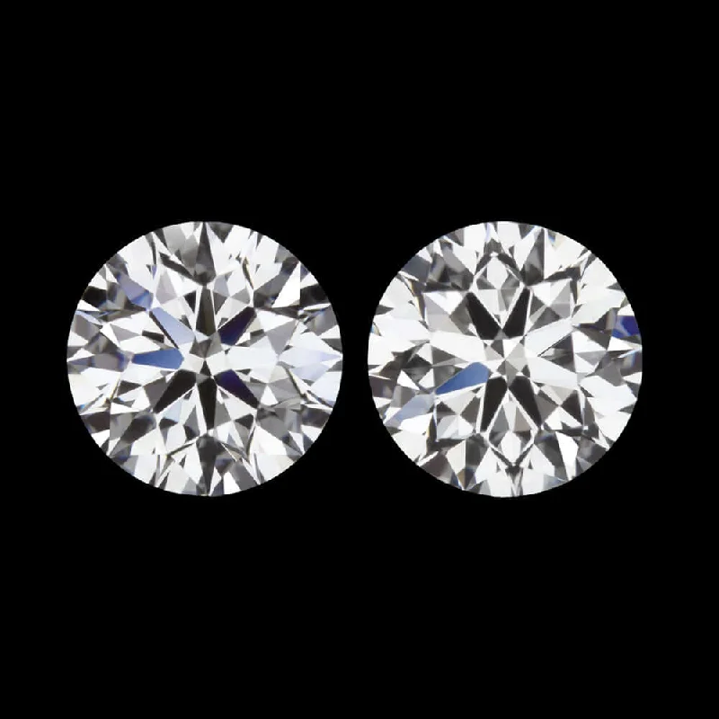 women’s silver ear cuffs-1 CARAT D-F VS LAB CREATED DIAMOND STUD EARRINGS MATCHING PAIR IDEAL ROUND CUT