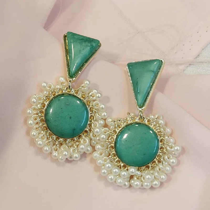 women’s twirl earrings-Raddhi Jewels Lastest Fashion Pearl Drop Dangle Earrings For Women