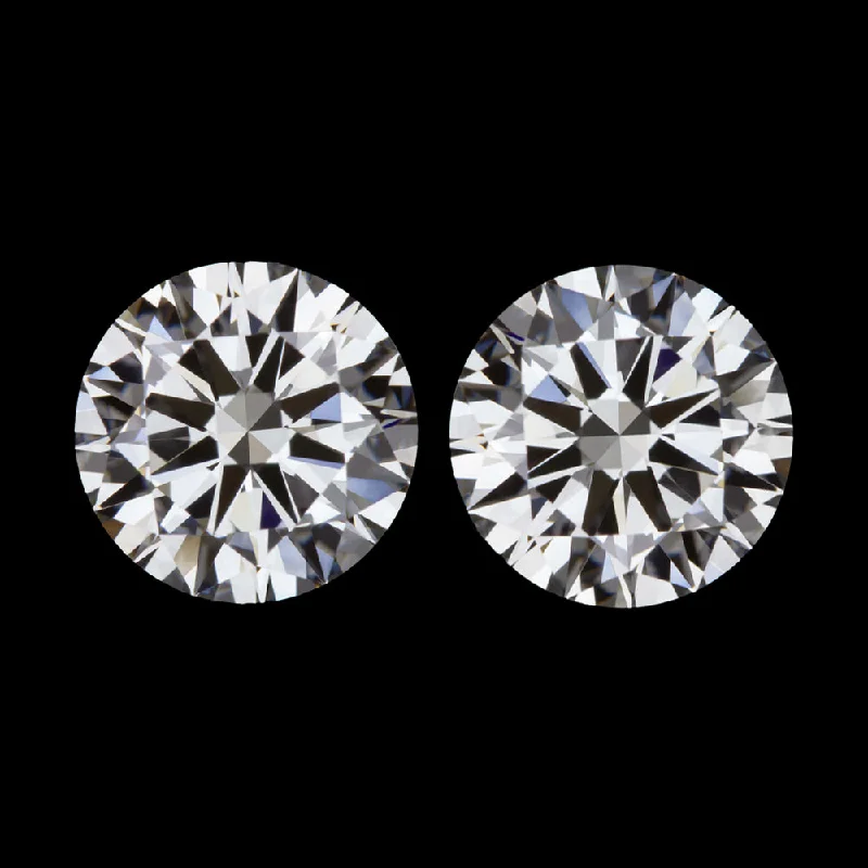 women’s twirl earrings-3ct F VS2 LAB CREATED DIAMOND STUD EARRINGS PAIR CERTIFIED EXCELLENT ROUND GROWN